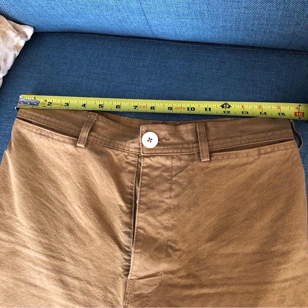 SOLD Jesse Kamm Sailor Canvas Pants Sz XL Wide Leg High Waisted - Picture 9 of 9